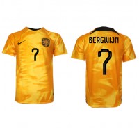 Camiseta Países Bajos Steven Bergwijn #7 Primera Equipación Replica Mundial 2022 mangas cortas
